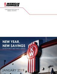 Michigan Kenworth - New Year, New Savings