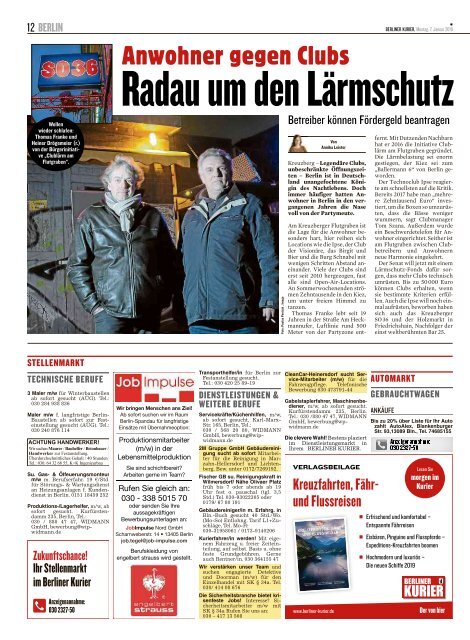 Berliner Kurier 07.01.2019