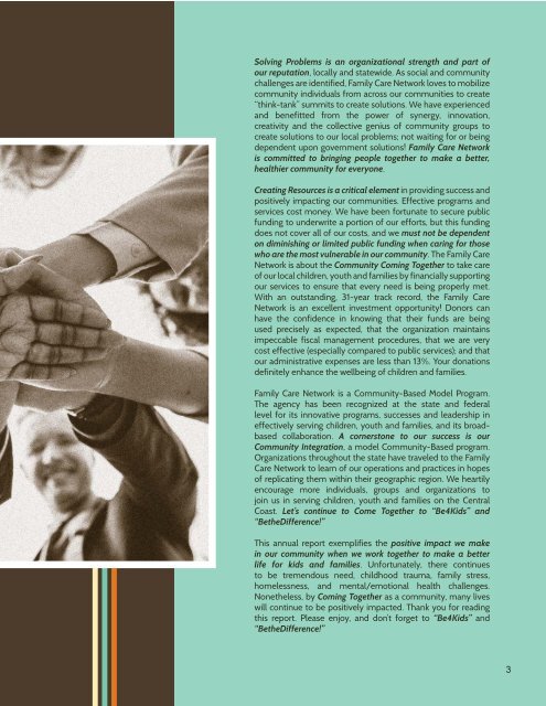 Family Care Network Annual Report