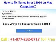How to fix iTunes Error 13014 on Mac Computers