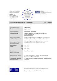 IPPON Verbundplatten ETA Nr. 11/0420