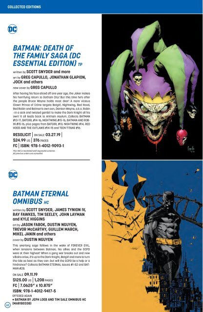 DC Previews 01-2019