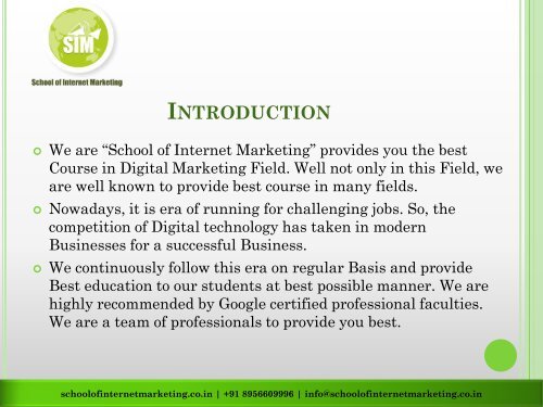 Digital Marketing Courses in Pune