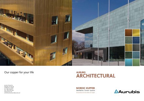 Aurubis Architectural Info-Broschüre