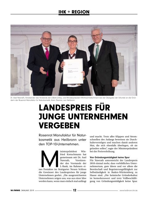 ARBEITSWELT 4.0 SCHAFFEN WIR| w.news 01.2019