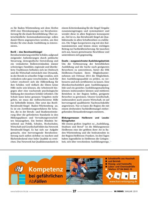 ARBEITSWELT 4.0 SCHAFFEN WIR| w.news 01.2019