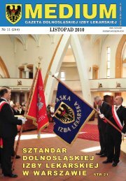 listopad 2010 r. - DolnoÅ›lÄ…ska Izba Lekarska