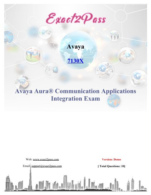 Exact2pass Avaya 7130X Exam Questions Answers