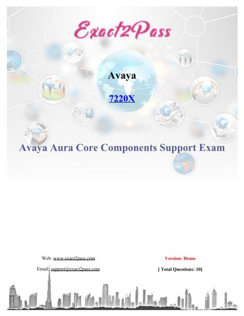 Exact2pass Avaya 7220X Exam Questions Answers