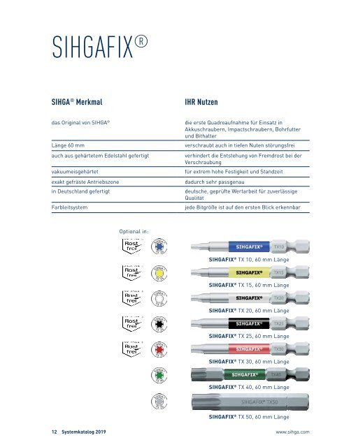 Systemkatalog 2019 Deutsch