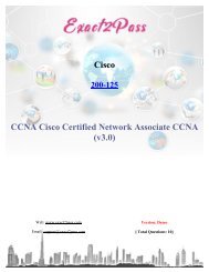 Exact2pass Cisco 200-125 Exam Question Answers