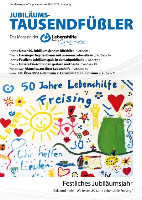 2018 DEZEMBER / FESTSCHRIFT ZUM JUBILÄUM 50 JAHRE LEBENSHILFE FREISING