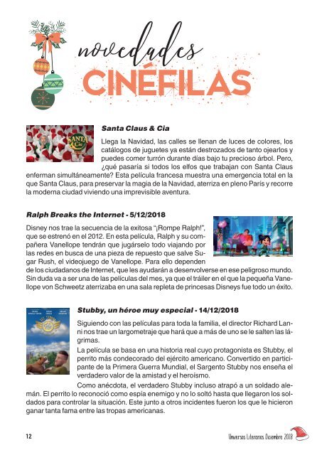 Universos Literarios Diciembre 2018