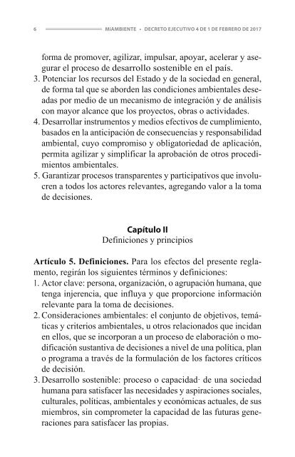 Decreto Ejecutivo No. 4 librito