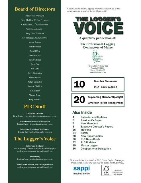 PLC Logger's  Voice Winter 2019