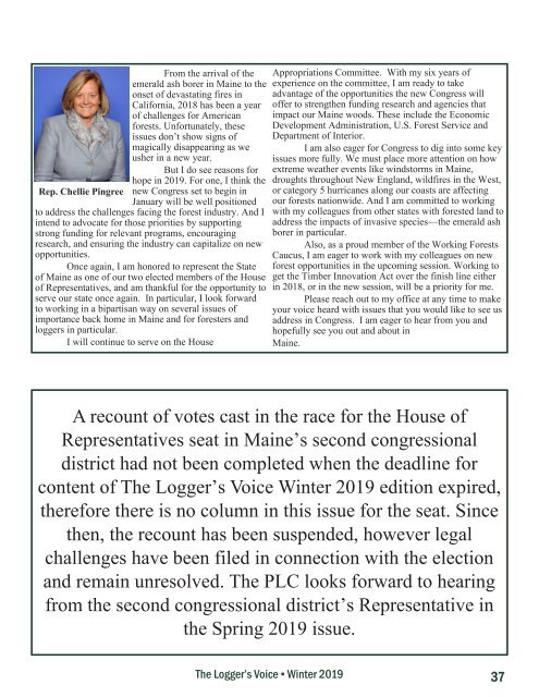 PLC Logger's  Voice Winter 2019