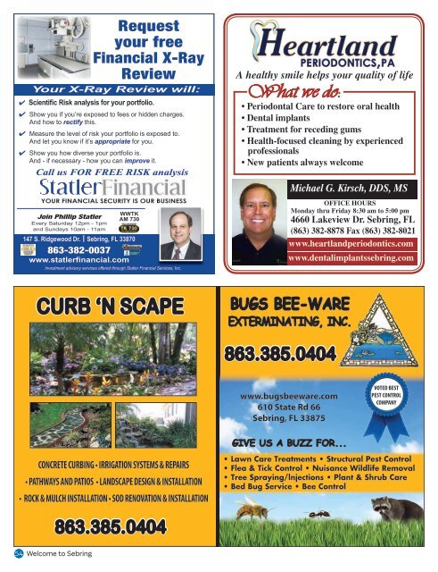 Sebring Chamber Relocation & Visitors Guide