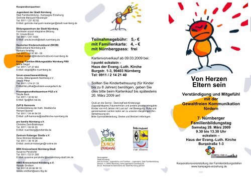 Von Herzen Eltern Sein Kinderschutzbund Nurnberg