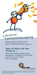 9 . N ü rn berg er Familienbildungstag - Kinderschutzbund Nürnberg