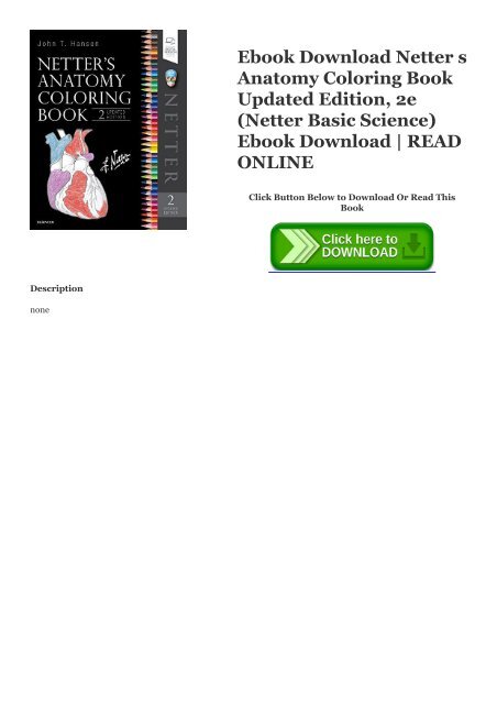 Download 30 Netter Anatomy Coloring Book Pdf Labels Database 2020