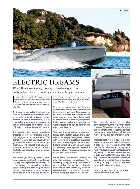 ONBOARD Magazine winter 2019