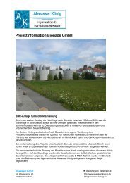 Projektblatt-Bionade