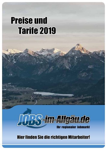 Jobs-im-Allgäu.de Mediadaten 