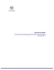 Technical Note: Understanding Kaleidescape Hot Spare Disk ...
