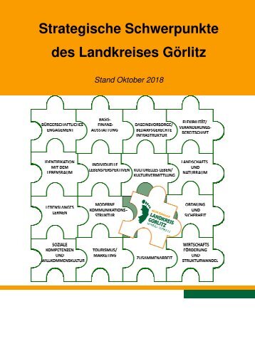 Strategische Schwerpunkte des Landkreises Görlitz 2018