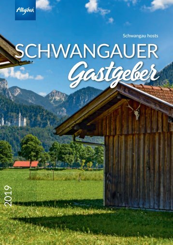 Gastgeberverzeichnis Schwangau 2019