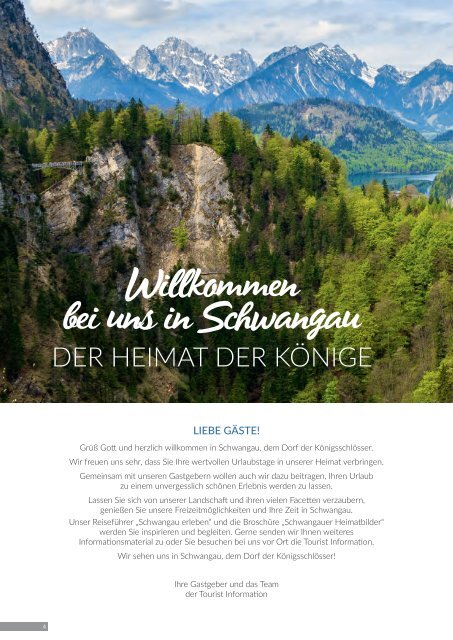 Gastgeberverzeichnis Schwangau 2019