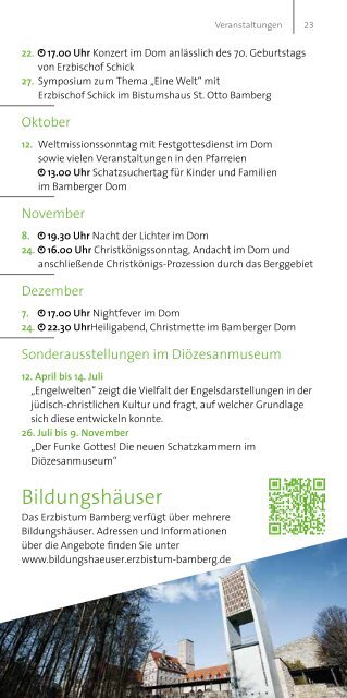 Gästebrief 2019 Erzbistum Bamberg