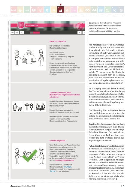  Wirtschaft und Menschenrechte - Jahrbuch Global Compact Deutschland 2018