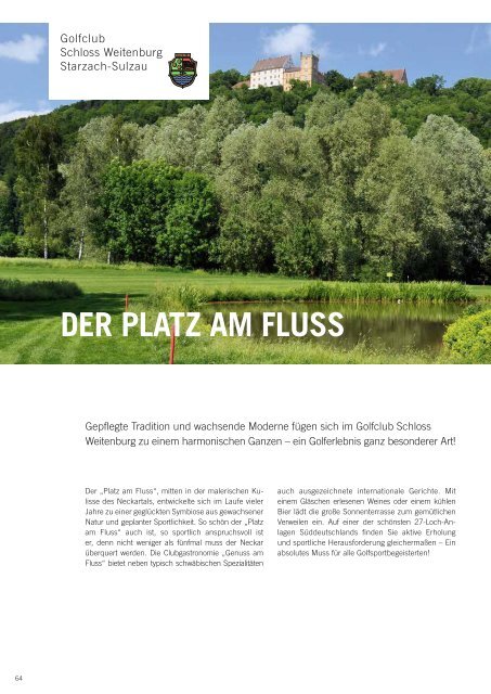 Das Magazin für den Schwarzwald- und Elsass-Golfurlaub 2019