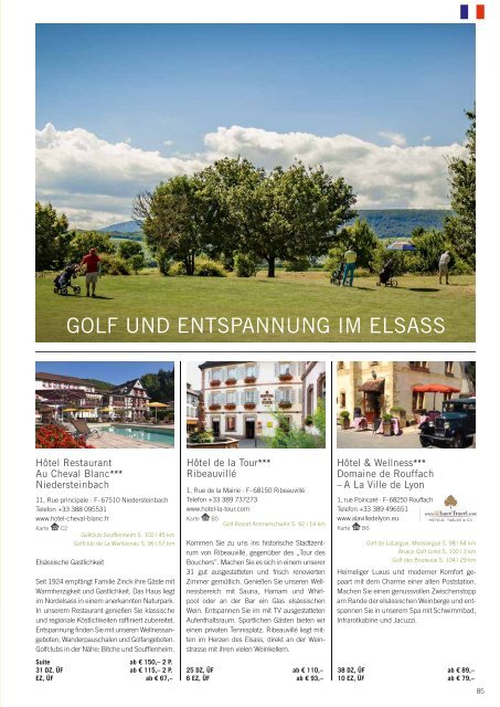 Das Magazin für den Schwarzwald- und Elsass-Golfurlaub 2019