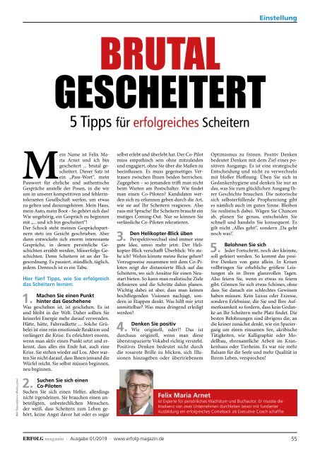 Erfolg Magazin Ausgabe 1-19