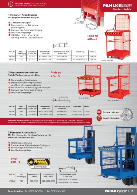 PahlkeShop Katalog 2019