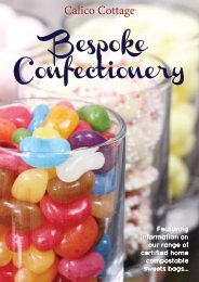 Calico Cottage Bespoke Confectionery Brochure 2019