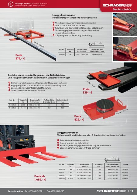 SchraderShop Katalog 2019