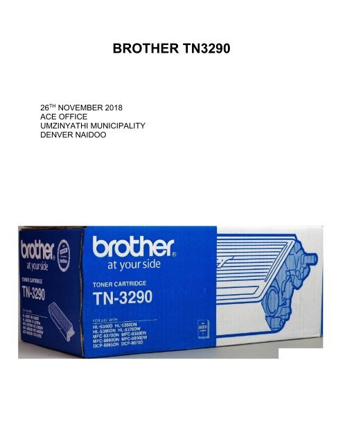 BROTHER TN3290