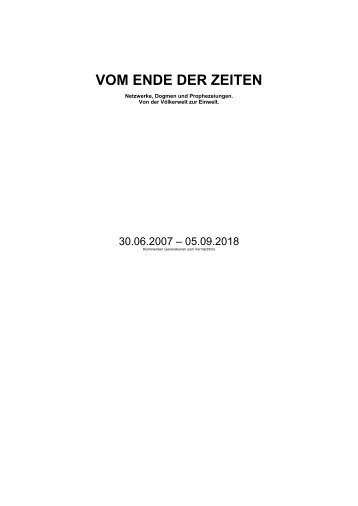 Vom Ende der Zeiten