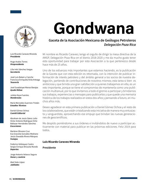 Gondwana | Poza Rica | No. 1| 2019