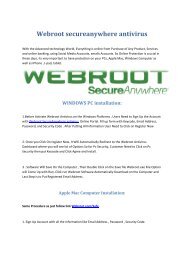 Webroot secureanywhere antivirus