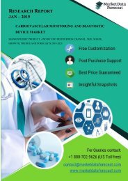 Cardiovascular Monitoring And Diagnostic Devices Market 