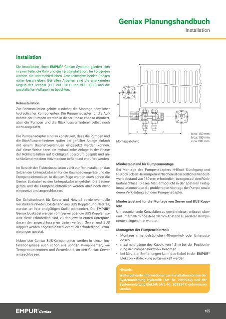 EMPUR Geniax Planungshandbuch 2020