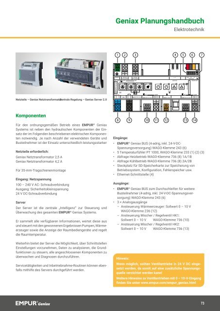 EMPUR Geniax Planungshandbuch 2020