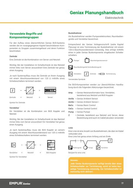 EMPUR Geniax Planungshandbuch 2020