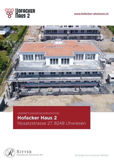 Vermietungsdokumentation Hofacker Haus 2, 8248 Uhwiesen