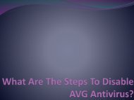 What Are The Steps To Disable AVG Antivirus-converted