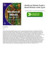 Epub Download Medieval Minds Pupil s Book Britain 1066-1500 Full Online | READ ONLINE